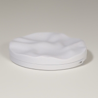 Зеркало складное &laquo;Волны&raquo;, d = 7,5 см, цвет матовый белый