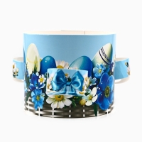 Ободок для кулича с местом под яйца &laquo;Корзинка&raquo; на пасху, 41,6 х 10 см