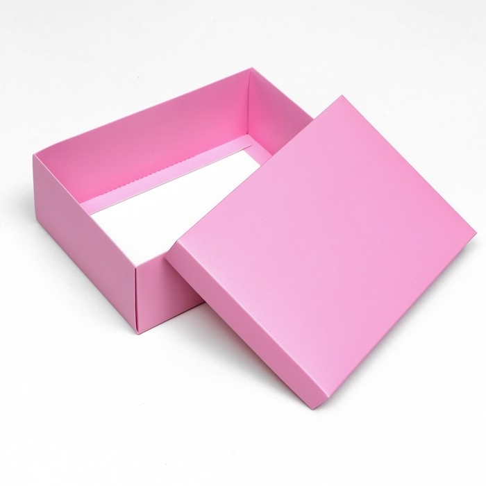 Коробка подарочная складная, упаковка, «Розовая», 21 х 15 х 7 см Коробка подарочная складная, упаковка, «Розовая», 21 х 15 х 7 см