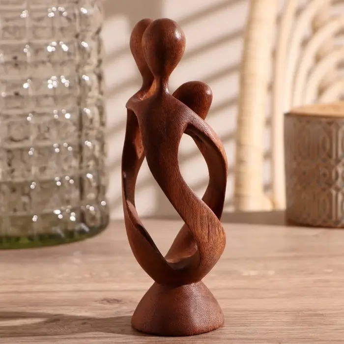 Сувенир &laquo;Семья&raquo;, 20&times;6&times;6 см, дерево, коричневый