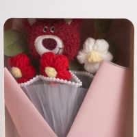 Ночник &laquo;Букет&raquo; (медведь) LED 3хAG10 8х17х29см