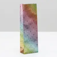 Пакет бумажный фасовочный "Радуга", матовый, 7 х 4 х 20.5 см