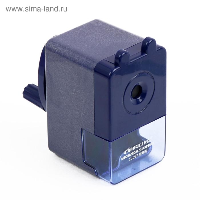 Точилка механическая с контейнером "Классика", МИКС