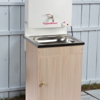 Умывальник "ТермМикс", с ЭВН, нержавеющая мойка, 1250 Вт, 17 л, ЛДСП, белый Умывальник "ТермМикс", с ЭВН, нержавеющая мойка, 1250 Вт, 17 л, ЛДСП, белый