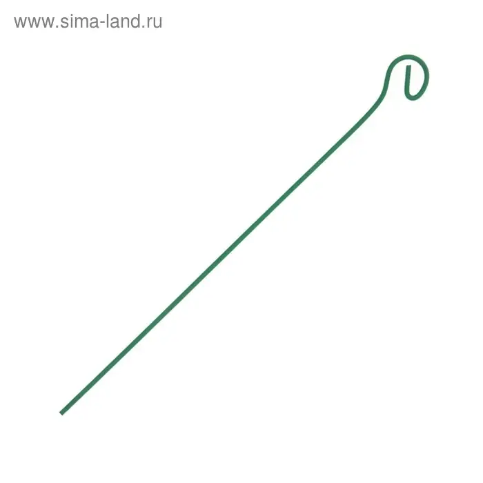 Колышек для подвязки растений, h=40 см, d=3 мм см, проволочный, зелёный, Greengo