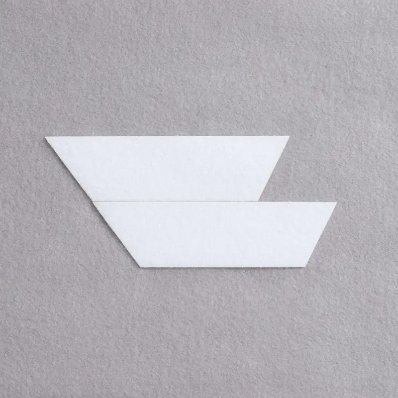 Основа Velkro L для крепления шевронов на липучке, белая