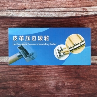 Роллер для клеевых работ с кожей, 16,5 &times; 6 см, цвет серебряный