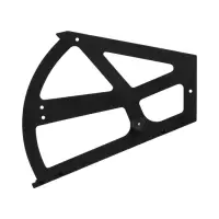 Механизм для обувницы полок CAPPIO, 2-х ярусная, до 13 мм, пластик, черный