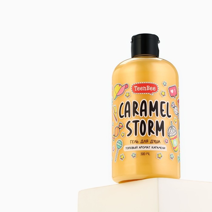 Гель для душа, увлажнение, 500 мл, аромат карамели, TeenBee Гель для душа, увлажнение, 500 мл, аромат карамели, TeenBee