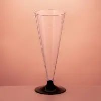 Фужер пластиковый одноразовый для шампанского &laquo;Конус&raquo;, 150 мл, прозрачный