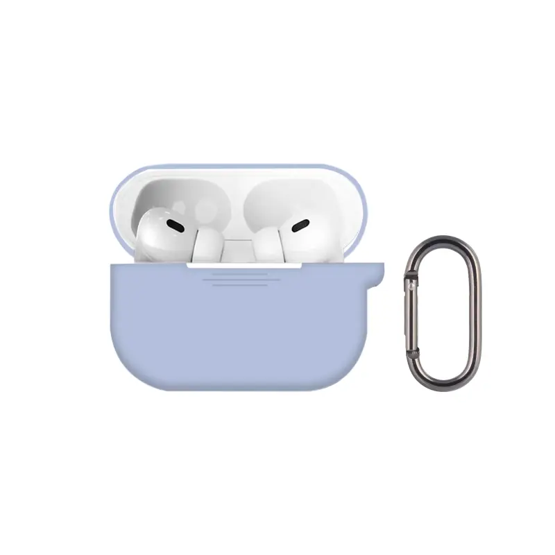 Чехол APods Pro 3 с карабином №16 Sky Blue