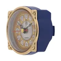 Часы-светильник "Ретро телефон", синий, с будильником, 28.5 х 18 х 18 см