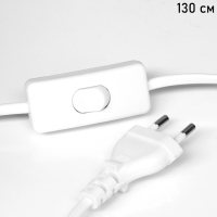 Лампа настольная "Гряда" 1х40Вт Е14 серый/белый 20х20х32см