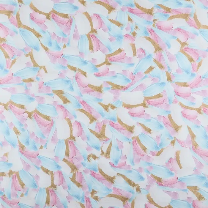 Бумага упаковочная глянцевая &laquo;Нежные мазки красок&raquo;, 100х70 см