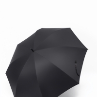 Зонт - трость полуавтоматический «Однотонный», 8 спиц, R = 60/70 см, цвет чёрный Зонт - трость полуавтоматический «Однотонный», 8 спиц, R = 60/70 см, цвет чёрный