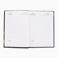 Ежедневник А5, 80 листов, недатированный, в твердой обложке &laquo;23 февраля танк&raquo;