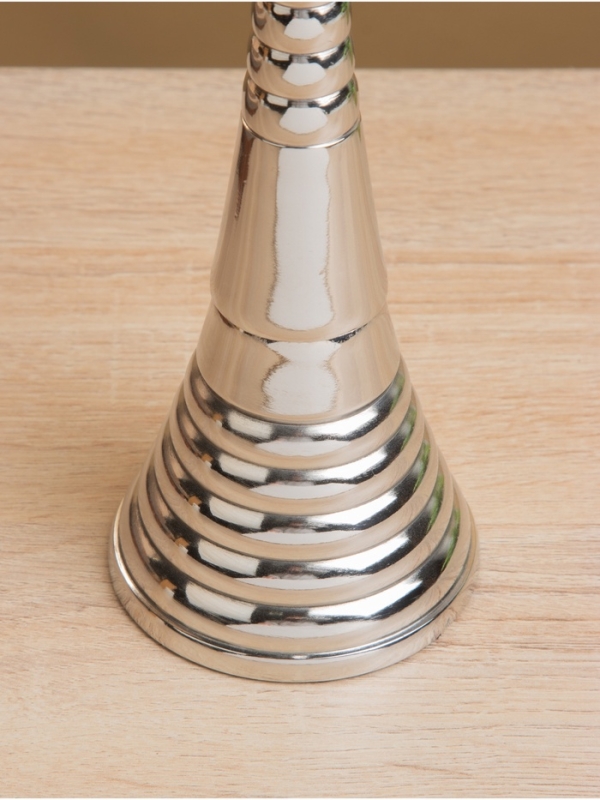 Подсвечник "Шампань" 8х8х27 см, алюминий