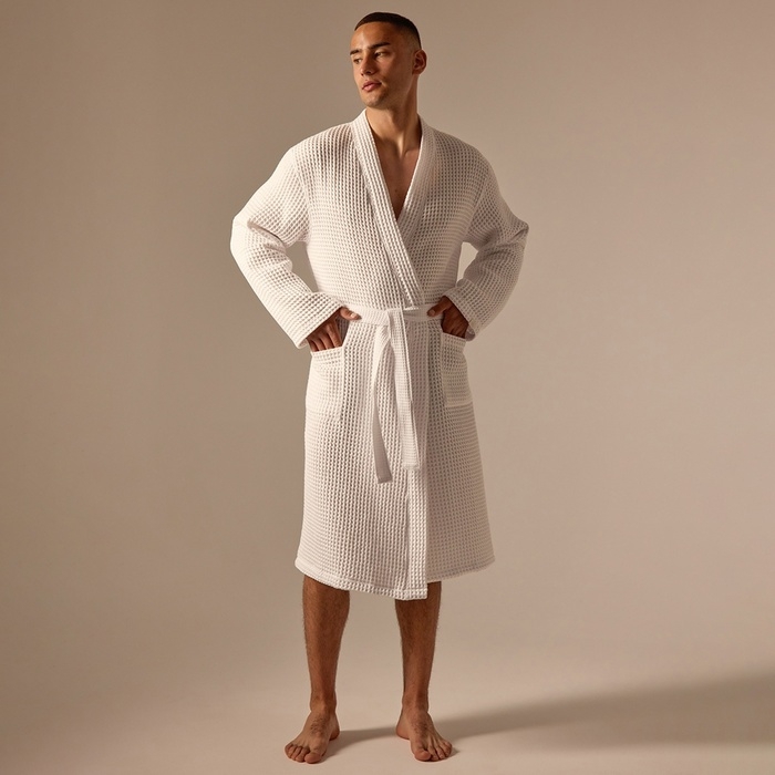 Халат вафельный мужской SL HOME: Boho Халат вафельный мужской SL HOME: Boho "Блан де Блан", размер XL, 100% хлопок, 280 г/м2