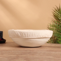 Корзинка с тканевым подкладом, 25х25х9 см, ротанг