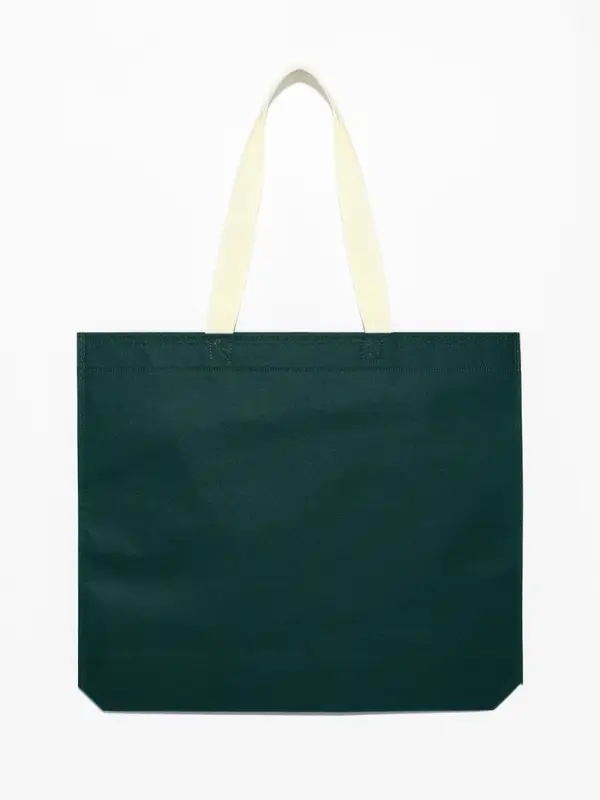 Пакет с петлевой ручкой, сумка - шопер &laquo;Эко&raquo;, 38&times;32&times;10 см, изумрудный
