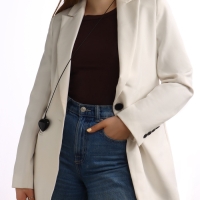 Портупея с кулоном &laquo;Сердечко&raquo;, трансформер, чёрная, 150 см