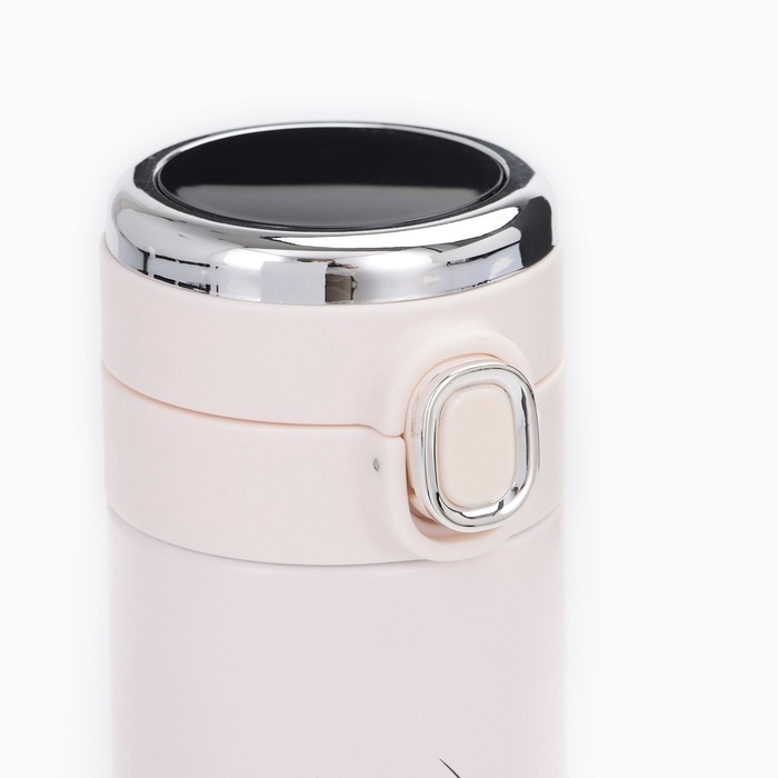 Термокружка, 420 мл, Simple Life is beauty, сохраняет тепло 8 ч, термометр