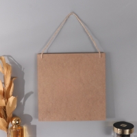 Крючки декоративные дерево "Ветки монстеры и две вазы" 2,5х20х20 см