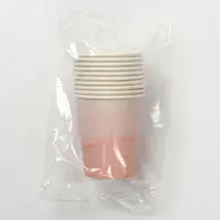 Стакан одноразовый бумажный &laquo;Розовая керамика&raquo;, 250 мл