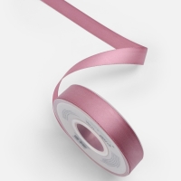 Лента атласная двухсторонняя №165 20мм*25&plusmn;1м пыльная роза TR