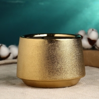 Кашпо "Золотое" 14,5х14,5х10см Кашпо "Золотое" 14,5х14,5х10см