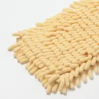 Насадка для плоской швабры "Пастель", микрофибра 43х13 см букли, 80 гр, цвет желтый