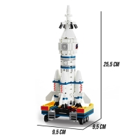 Конструктор &laquo;Космос. Передвижная ракета&raquo;, 249 деталей