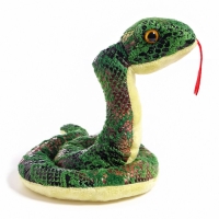 Мягкая игрушка &laquo;Змея&raquo;, 15 см, цвет зелёный