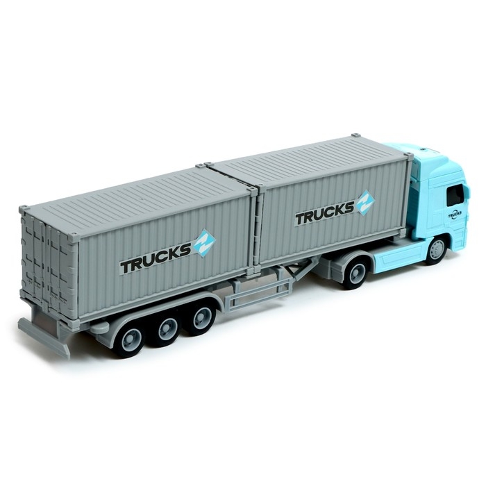 Грузовик инерционный &laquo;Контейнеровоз&raquo;, 1:50, свет, звук