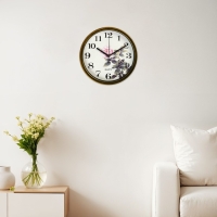 Часы настенные "Роза", d-20 см, дискретный ход Часы настенные "Роза", d-20 см, дискретный ход