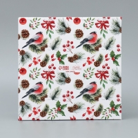 Коробка подарочная &laquo;Счастья в новом году&raquo;, 22 х 22 х 12 см, Новый год