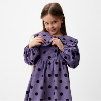 Платье детское вельветовое KAFTAN "Горошек" р.32 (110-116 см) Платье детское вельветовое KAFTAN "Горошек" р.32 (110-116 см)