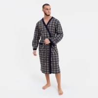 Халат мужской , цвет коричневый, размер 56 Халат мужской , цвет коричневый, размер 56