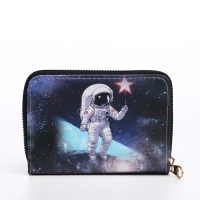 Кошелёк детский на молнии &laquo;Выбражулька&raquo;, цвет тёмно-синий