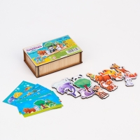 Головоломка. Повтори по образцу &laquo;Зоопарк&raquo;