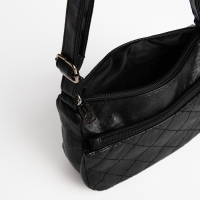 Сумка кросс-боди на молнии, цвет чёрный Сумка кросс-боди на молнии, цвет чёрный