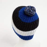 Шапка мужская, цвет василёк/белый, размер 57-59 Шапка мужская, цвет василёк/белый, размер 57-59