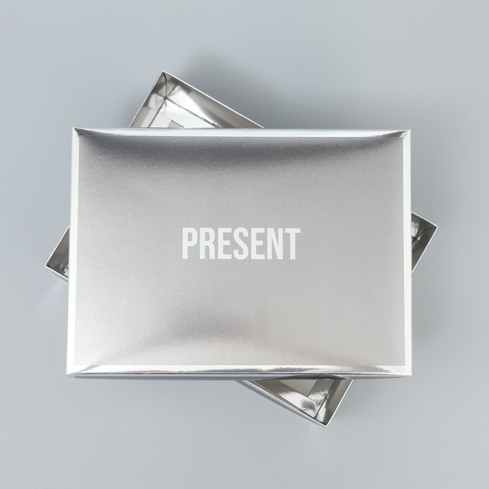 Коробка подарочная складная, упаковка, &laquo;Present&raquo;, 21 х 15 х 7 см