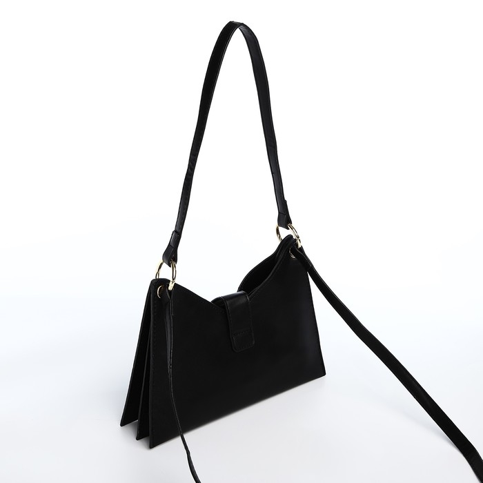 Сумка-мессенджер на молнии, цвет чёрный Сумка-мессенджер на молнии, цвет чёрный