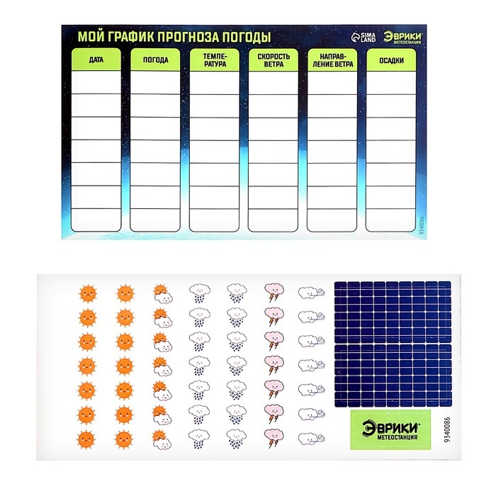 Набор для опытов &laquo;Метеостанция&raquo;