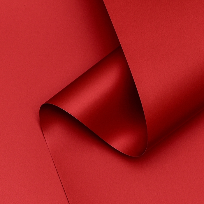 Пленка для цветов тонированная, матовая, клубничный, 0,5 х 10 м &plusmn;1 см, 65 мкм