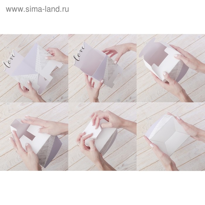 Коробка для мини букетов «Мечтай», 12 х 20 х 10 см Коробка для мини букетов «Мечтай», 12 х 20 х 10 см