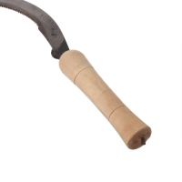 Серп &laquo;Травник&raquo;, 8" (20.3 см), толщина лезвия 2 мм, рукоять дерево, Greengo