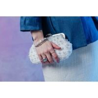 Кольцо &laquo;Время&raquo; часы квадрат, цвет серебро