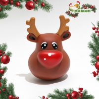 Игрушка пищащая для собак "Олень", виниловая, 10,5 х 7 см Игрушка пищащая для собак "Олень", виниловая, 10,5 х 7 см